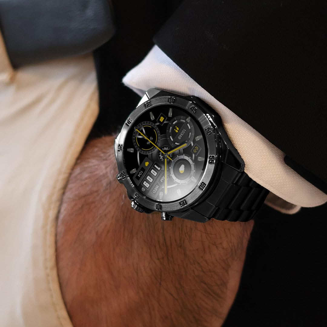Alphagear Commander Smartwatch For Iphone & Android, Rugged Smart Watch (Answer/Make Call), Wellness Tracker With 1.43 '' Amoled